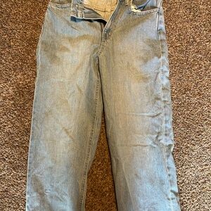 OAK + FORT Women's Light Blue Relaxed Jeans